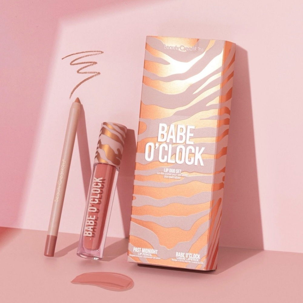 Beauty Creations Babe O'Clock Lip Duo - Soft Nude